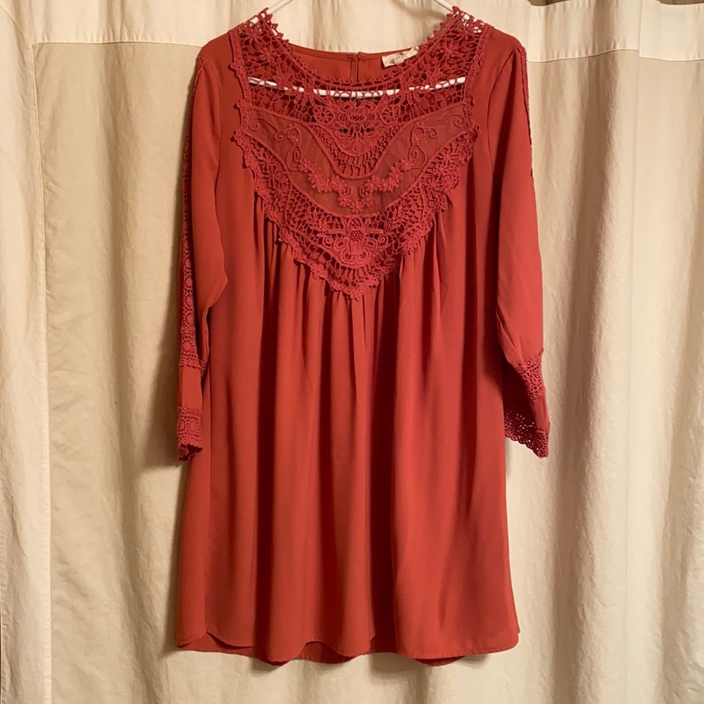 Entro Dress - coral